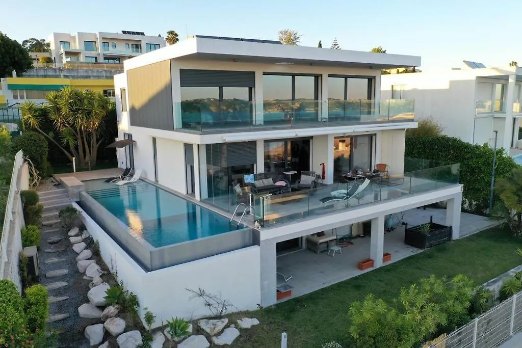 Modern Villa With Sea & River View Pool And Gym. Lisbon Portugal