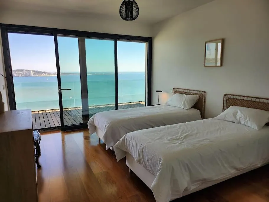 Modern Villa With Sea & River View Pool And Gym. Lisbon Portugal