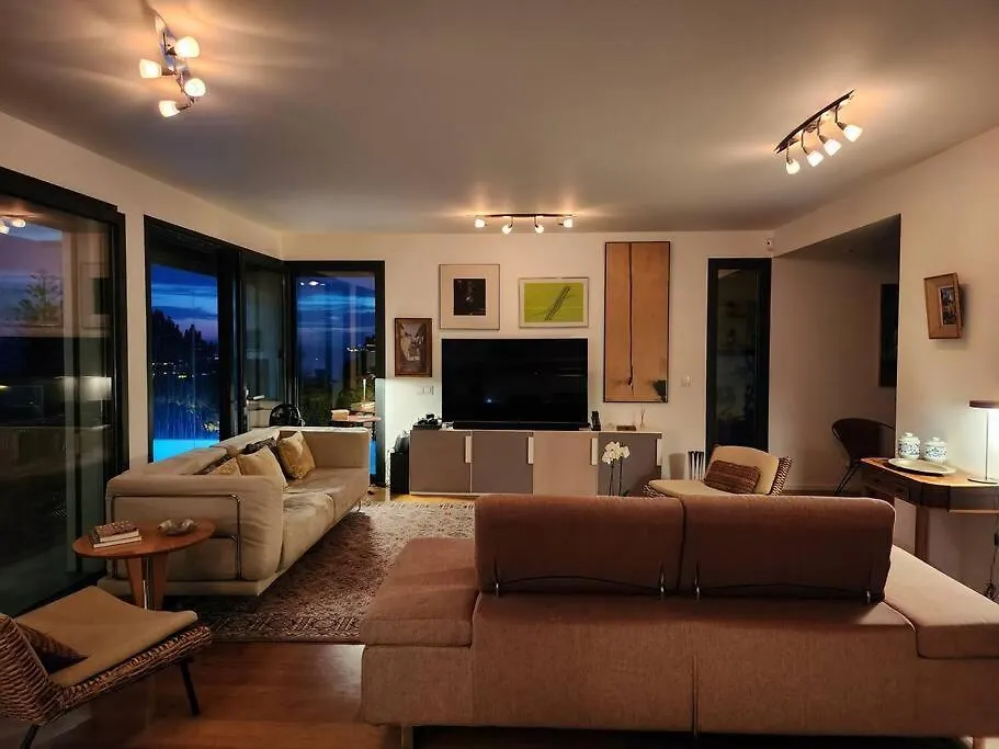 Modern Villa With Sea & River View Pool And Gym. Lisbon Portugal